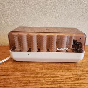 Vintage Clairol Deluxe Instant Hair Setter Rollers - Made In Denmark Tested